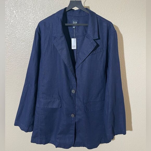 GAP Men's Deep Blue Blazer - Picture 1 of 5